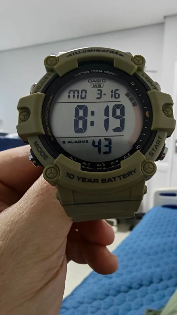 Relógio Casio Illuminator AE1500WH Series Novo
