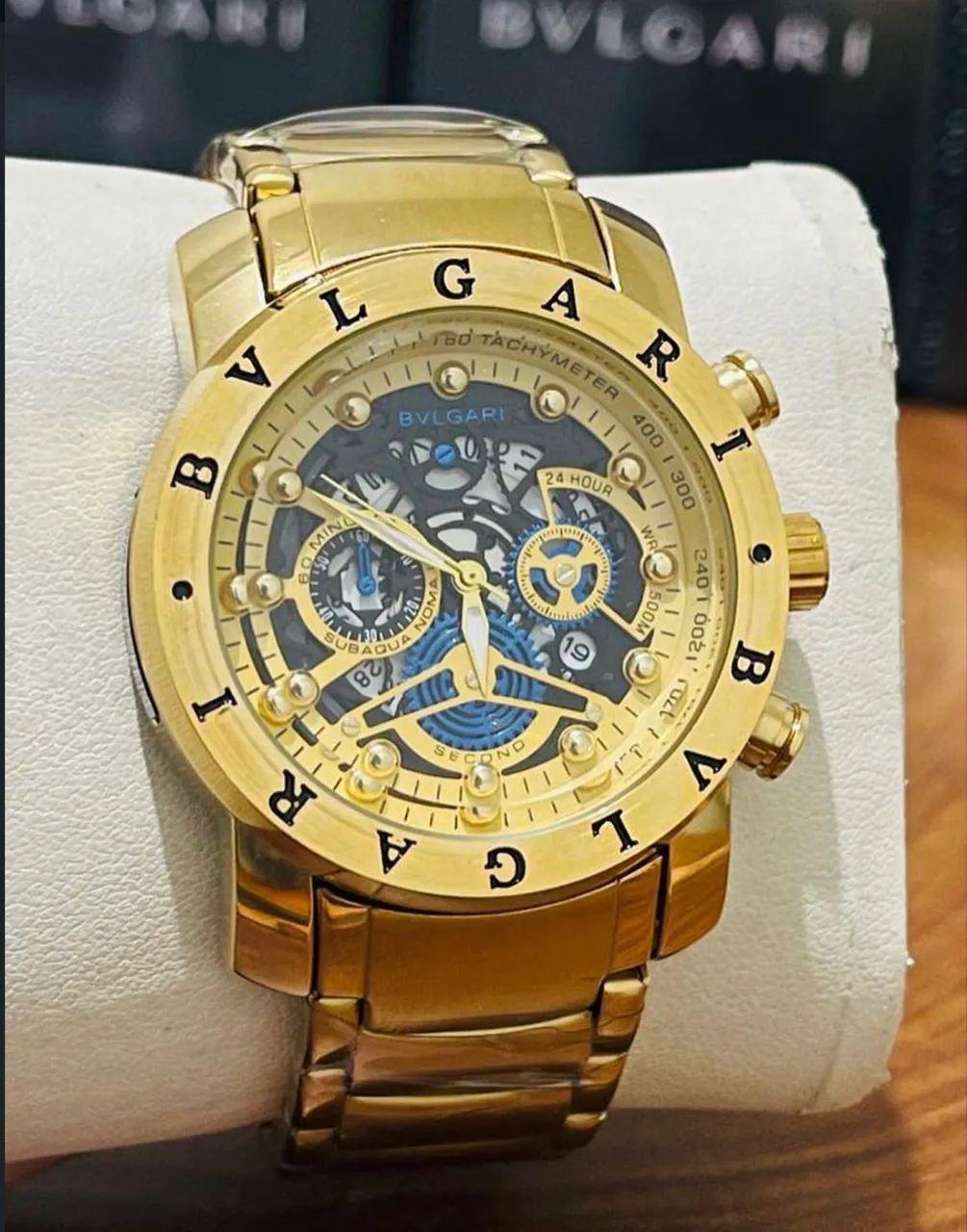 Relógio Blvgari skeleton série ouro  - Foto 2
