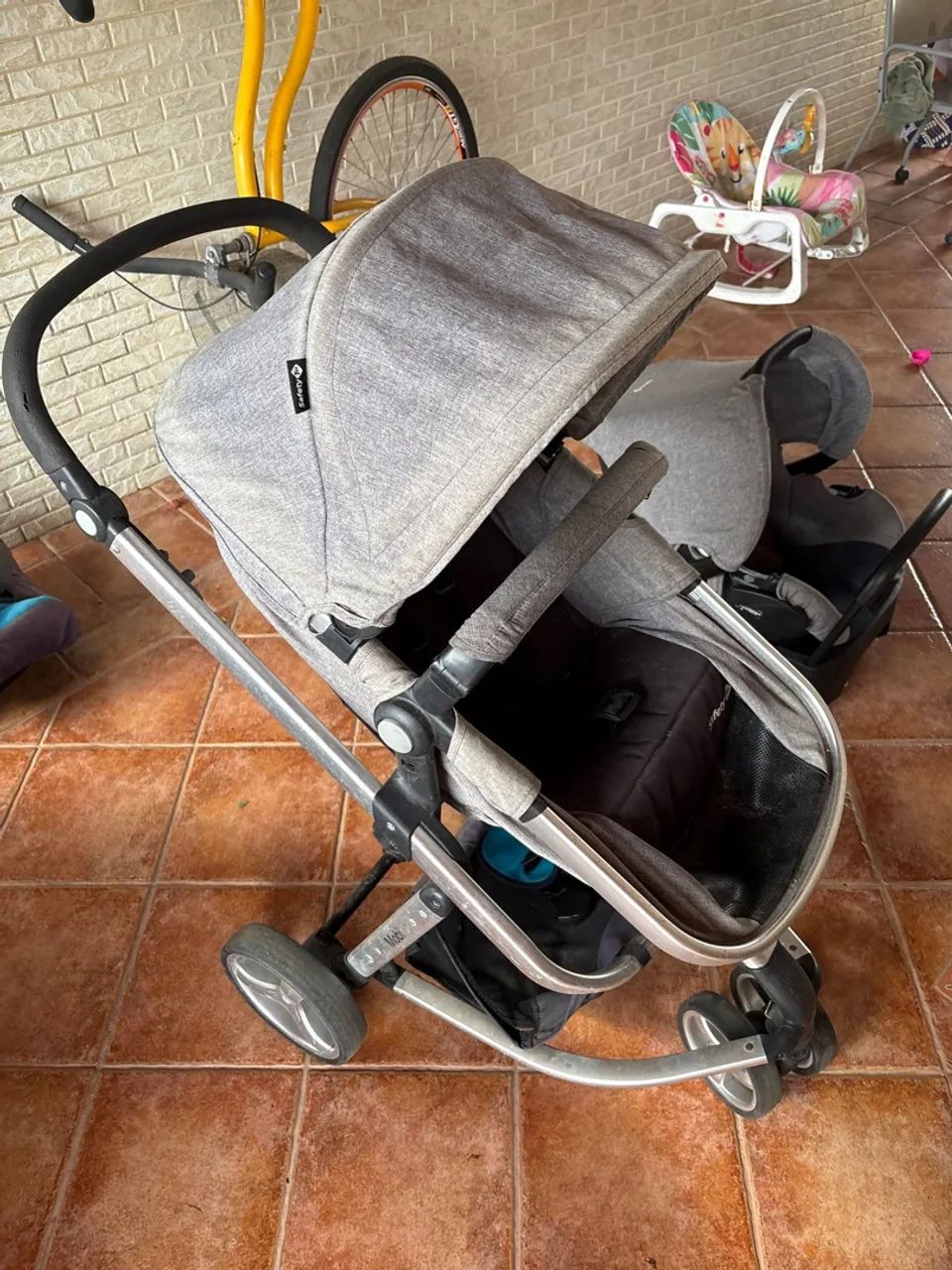 Carrinho e bebê conforto safety first - Foto 2