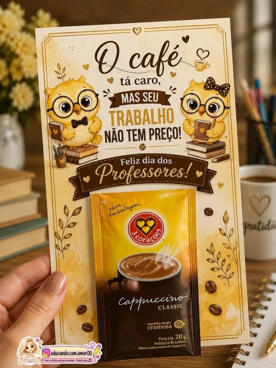 Lembrancinhas dia dos professores 