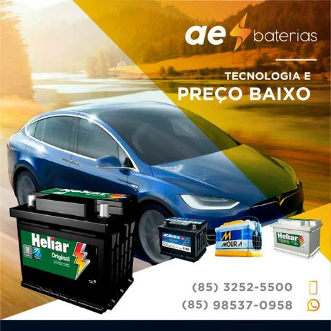 Bateria 70Ah com o preço de fábrica