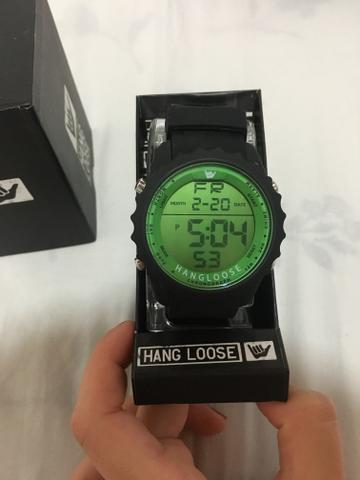 Relógio novo masculino Hang Loose original