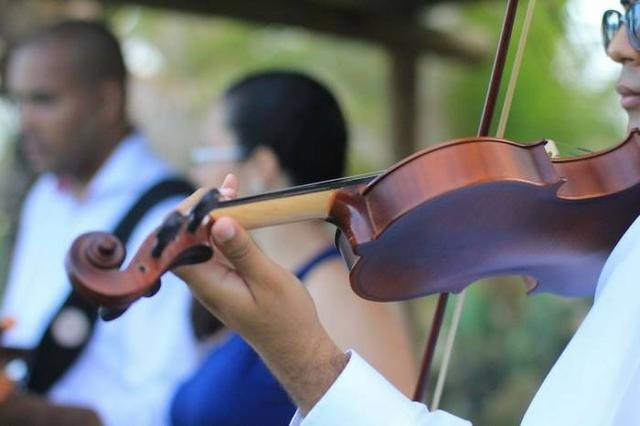 Violino Concert + Estojo Luxo + Arco + Breu Completo Cv 4/4 - Foto 3