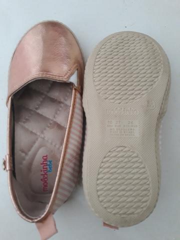 Sapato infantil couro-Mocassim n 25 - Foto 2