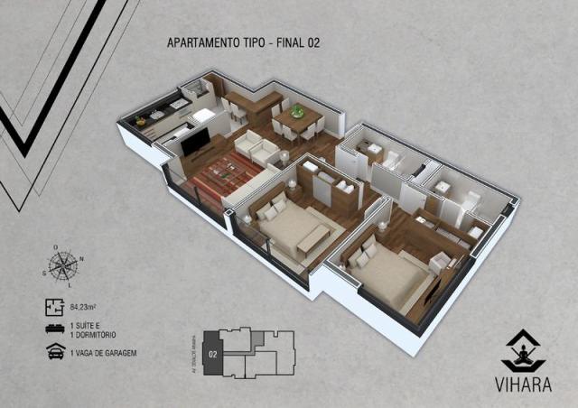 Apartamento com 2 dormitórios à venda, 84 m² por R$ 697.537 - Centro - Canela/RS - Foto 10