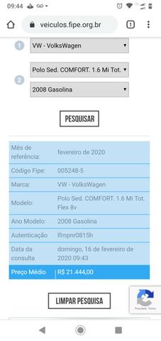 Polo sedan 1.6 2008 - GNV - Foto 13