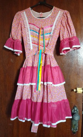 VESTIDO FESTA JUNINA SEMINOVO