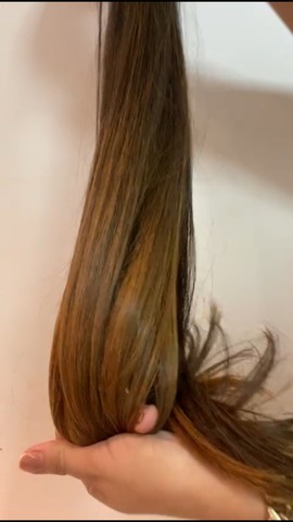 Mega hair cabelo natural.