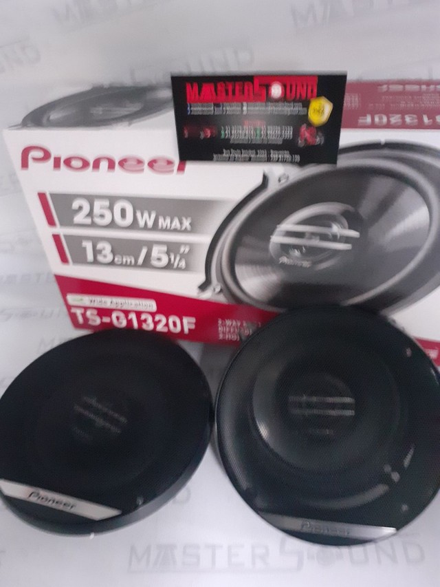 Par de alto falante. Pioneer. TS-G1320F. 5". 35RMS. 250watts. Garantia. Novo. Instalado.  - Foto 2