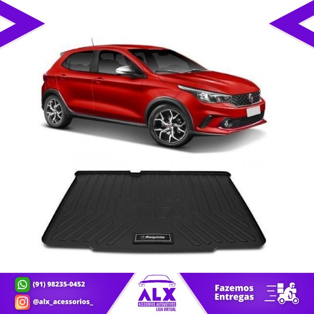 Tapete Protetor da Mala Bandeja Fiat Argo 2018 à 2021 - Shekparts