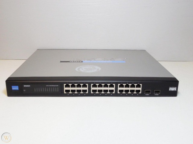 Switch Linksys Sr2024c 24 Portas Gigabit 