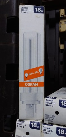 Lâmpada 2 pinos 18w osram - Foto 2