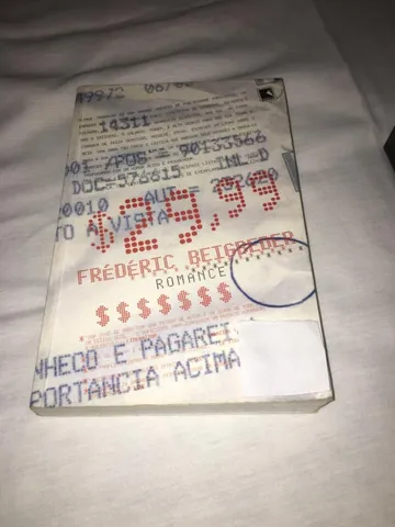 Livro 29,99 Frédéric Beigbeder usado bom estado