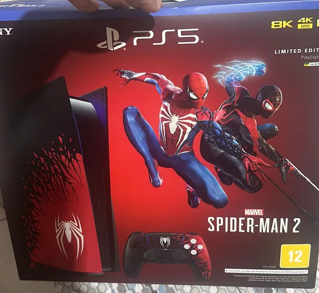 BH GAMES - A Mais Completa Loja de Games de Belo Horizonte - Console  PlayStation 5 - Bundle Marvel's Spider-Man 2 Limited Edition - PS5