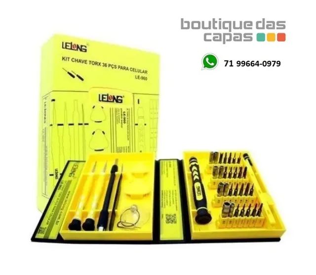Kit Chave Torx 38 chaves LE-960 Jogo Chaves Reparo Celular Notebook 6097a - Foto 3