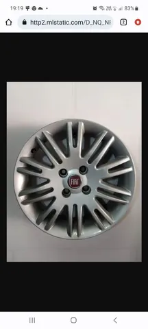 Rodas liga leve da Fiat