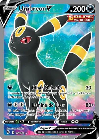 Cartinha Pokemon Dourada Umbreon&darkrai | Item Info & Eletro Pokemon Usado  80277283 | enjoei