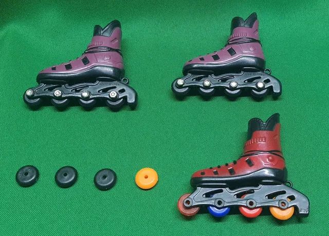 Skate De Dedo Fingerboard, Patins De Dedo, Roller, Antigo