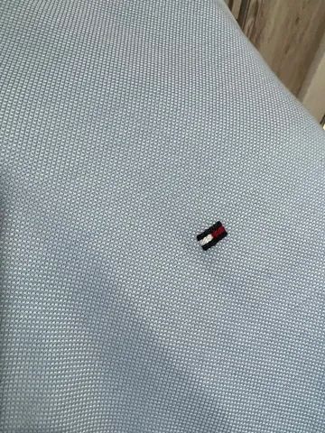 Camisa Social Azul Tommy Hilfiger - Foto 4