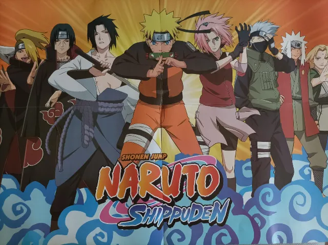 Kit festa completo 41 pçs Decoração festa Naruto aniversário