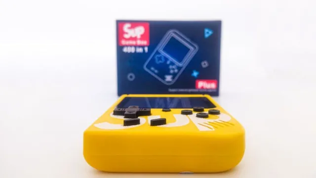 Mini Game Box Console Portátil c/ 400 Jogos Preto 2.9 - SUP