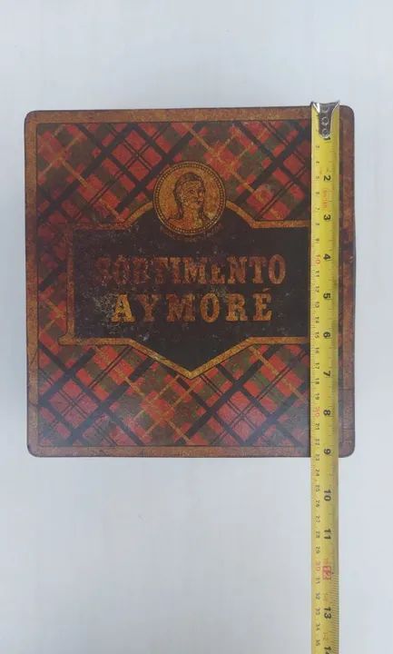 Lata antiga de biscoitos Aymoré  - Foto 5