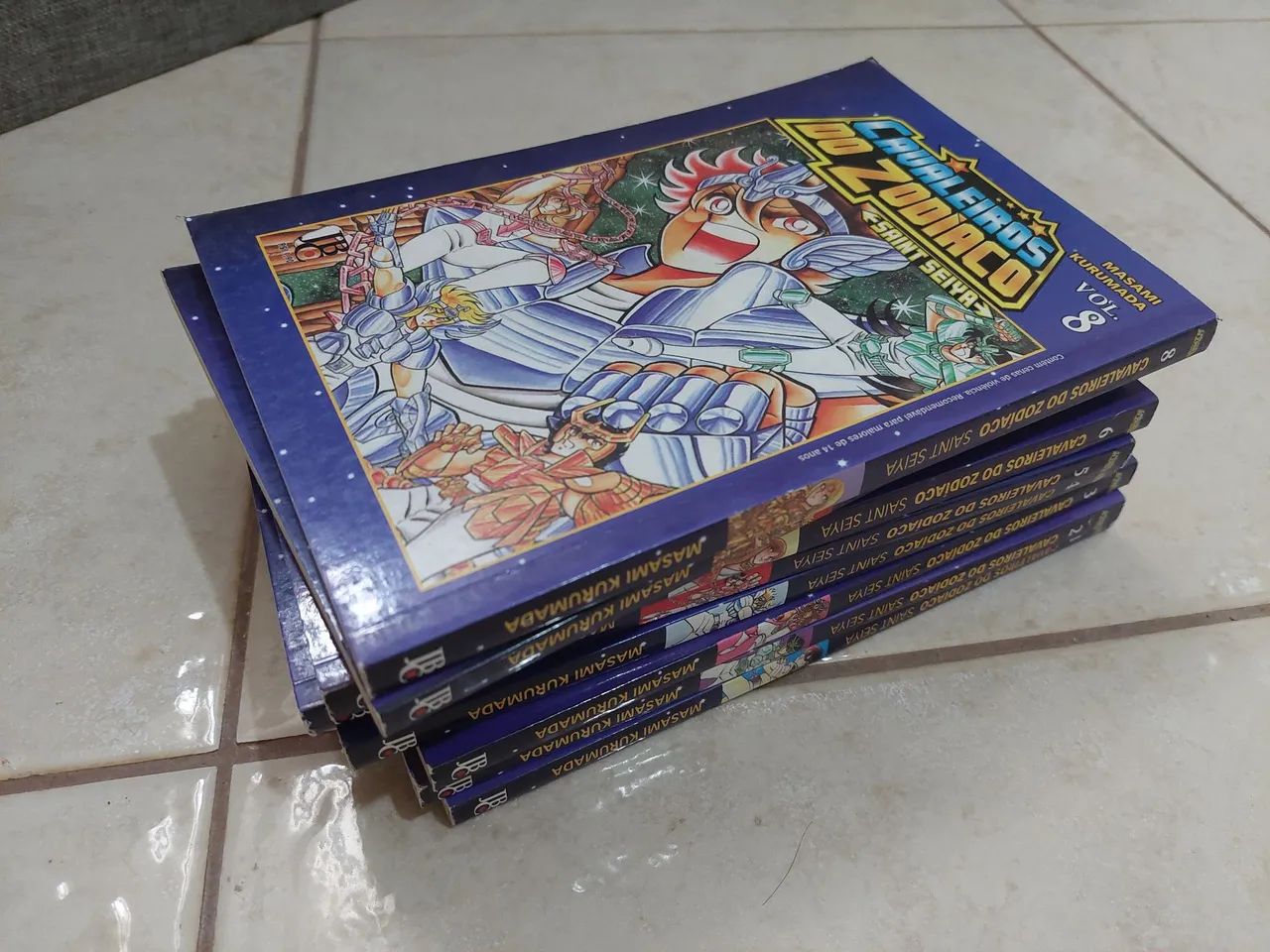 Manga cavaleiros zodiaco vol 1-8