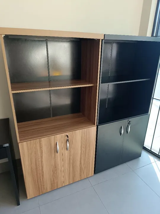 Armário Semiaberto 2 portas para Escritório - Entrego