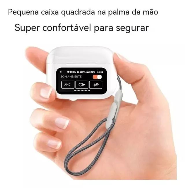 Fone De Ouvido Tela Touch Kaidi KD7019 Cancelamento De Ruído - Loja Natan Abrue  - Foto 2