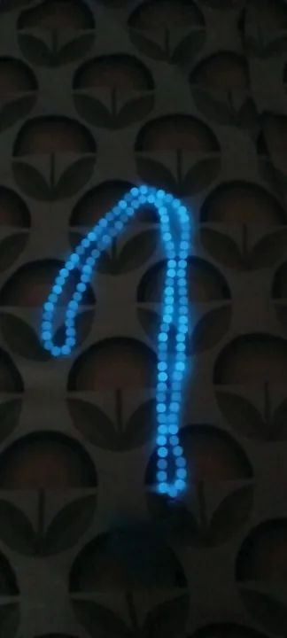 Japamala 108 contas - Pedra da luz fluorescente  - Foto 2