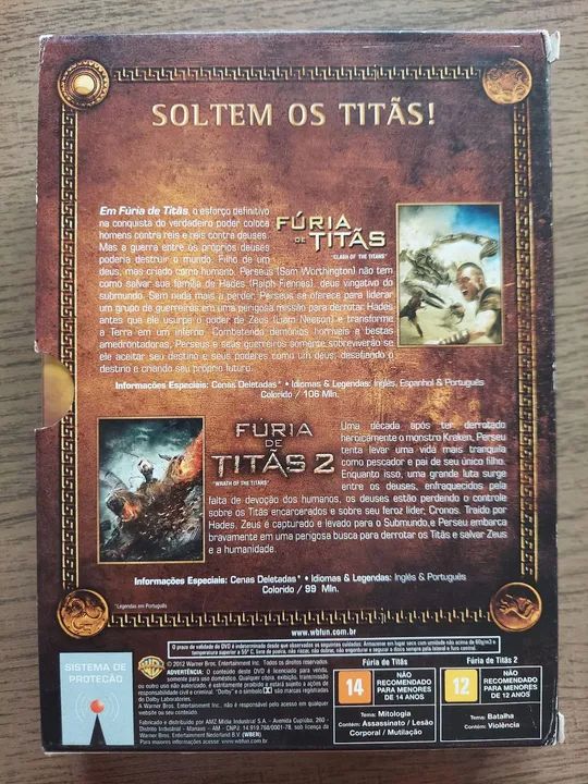 Fúria de Titãs - Box 2 Filmes (DVD) - Foto 2