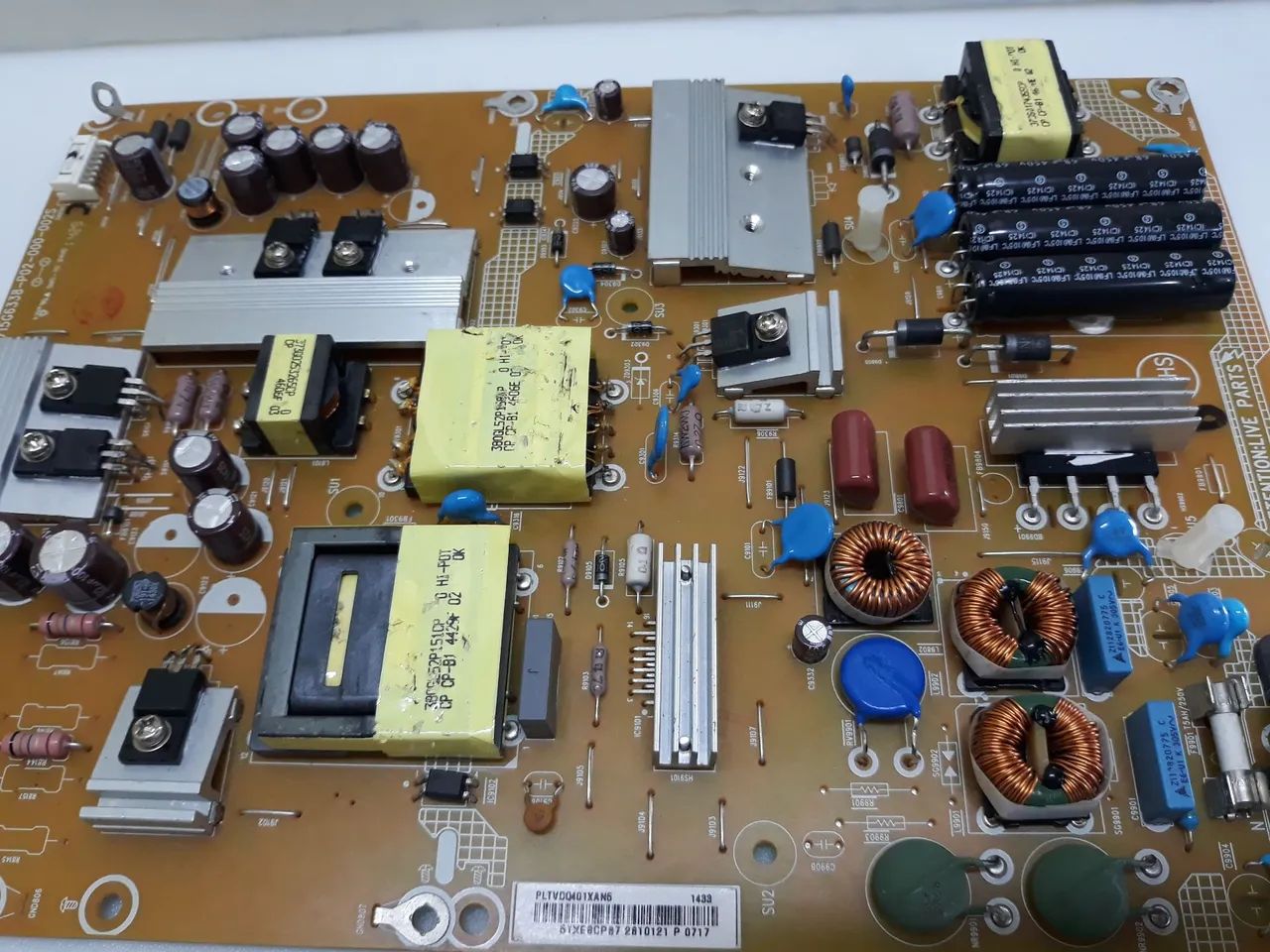 Placa de fonte tv Philips. 47pfg6809/78 usada porém Boa.  - Foto 5