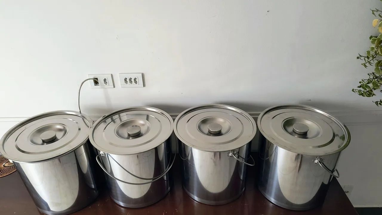 Caldeirões de Inox NOVO 32 litros - Foto 5