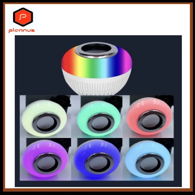 Lâmpada de Led com Bluetooth e Caixa De Som com Controle Remoto 6w (z126)  - Foto 2