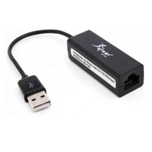 Adaptador Placa de Rede USB 2.0 RJ45 Knup HB-T80 10/100Mbps - WZetta - Foto 2