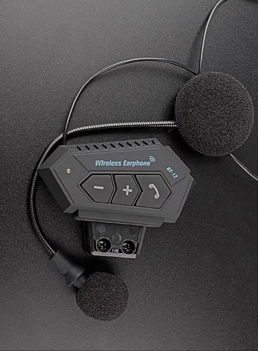 Fone de Ouvido Bluetooth para Motocicleta - Novo