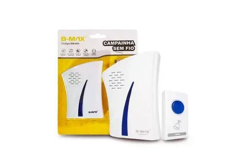 Campainha Residencial Sem Fio Longo Alcance 36 Toques
