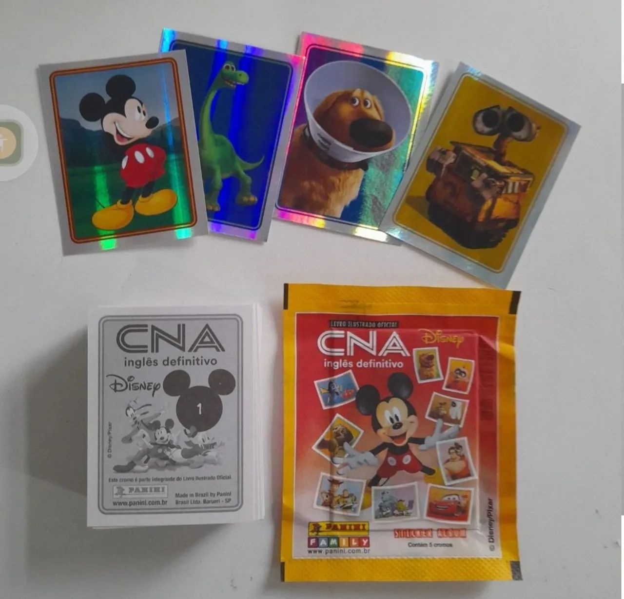 Lote Disney CNA completo 120 figurinhas 