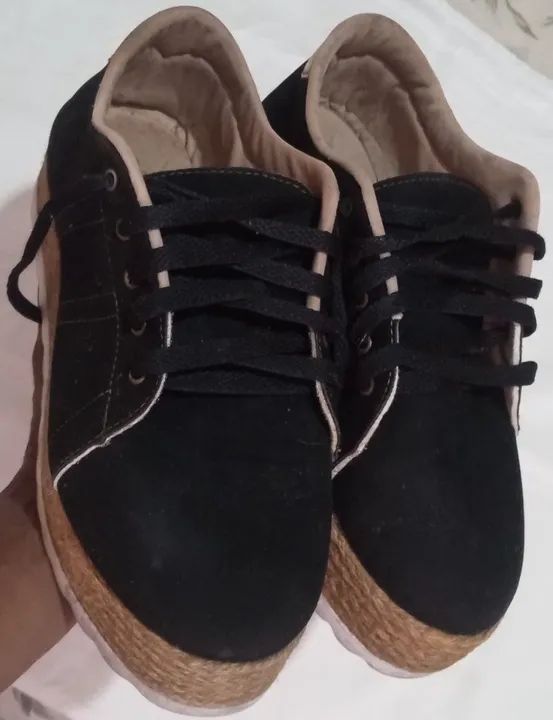 Tênis Feminino Preto 38 - Foto 4