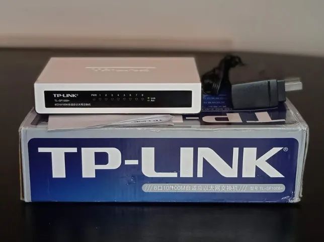Hub switch 8 portas gigabit 10/ 100 mbps-tp link tl-sf1008d - Foto 2