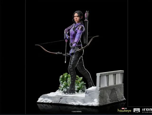 Diorama Clint Barton Kate Bishop Hawkeye Iron Studios - Foto 4