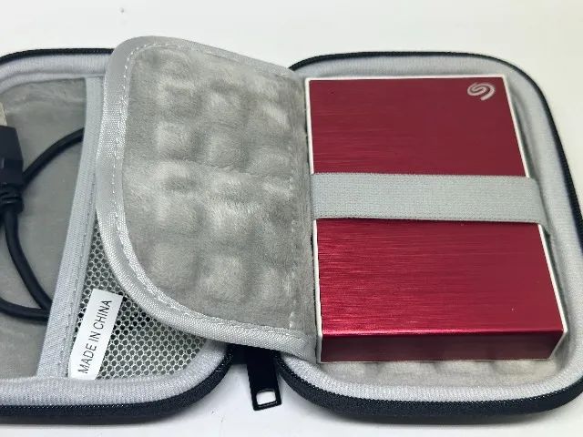 HD Externo Seagate Expansion Disco Rigido 5TB USB 3.0 STEA Vermelho + Case - Foto 2