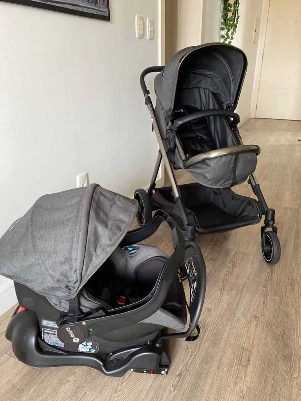 Carrinho Safety 1st, Discover Trio, com isofix. Completo  - Foto 3