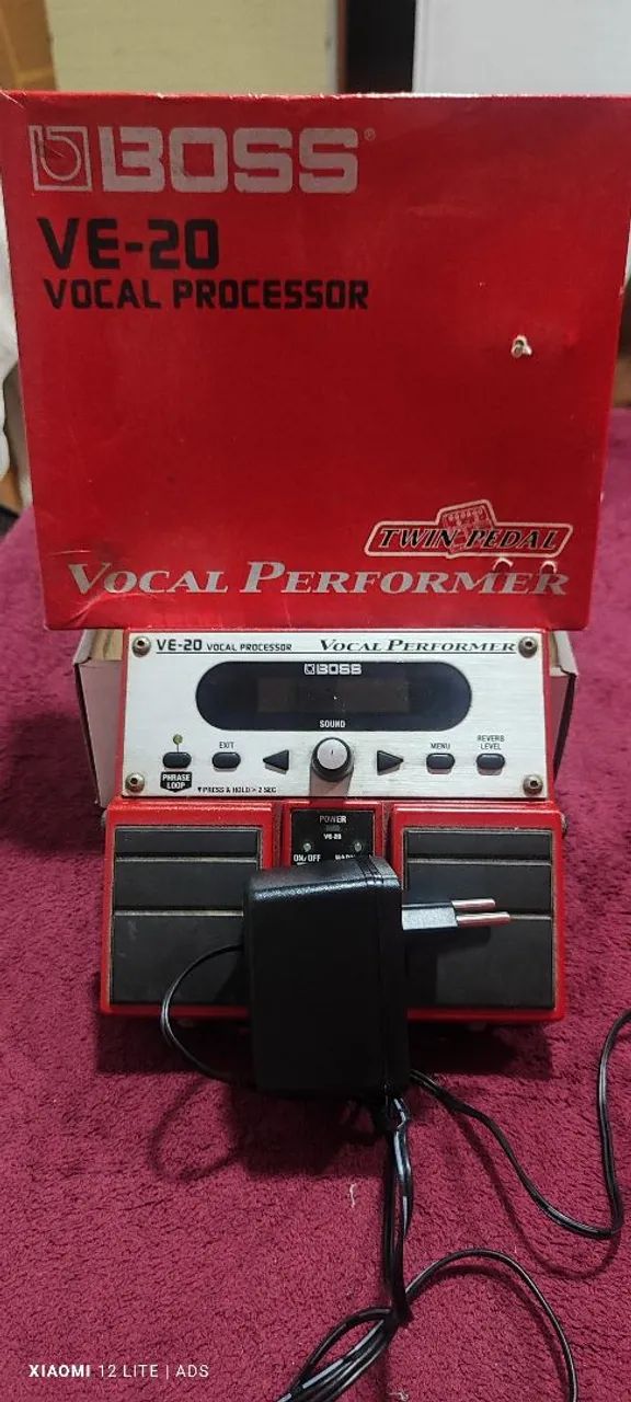 Pedal Boss VE-20 vocal processor - Microfones e Gravadores