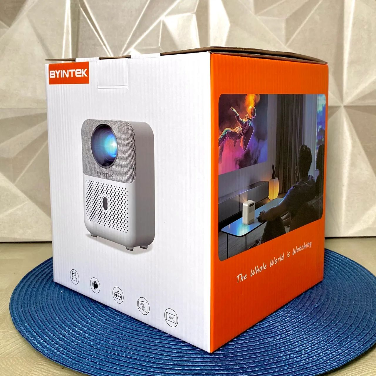 Mini Projetor Byintek Love U4 4K - Foto 5