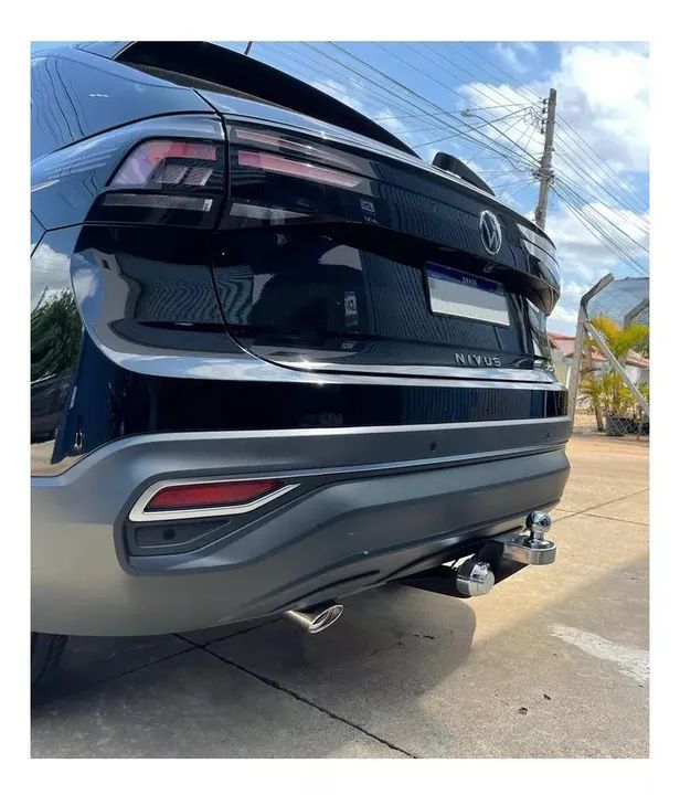 Ponteira escapamento CURVO Universal com bocal ovalado encaixe Honda CRV Civic fit e outro - Foto 5