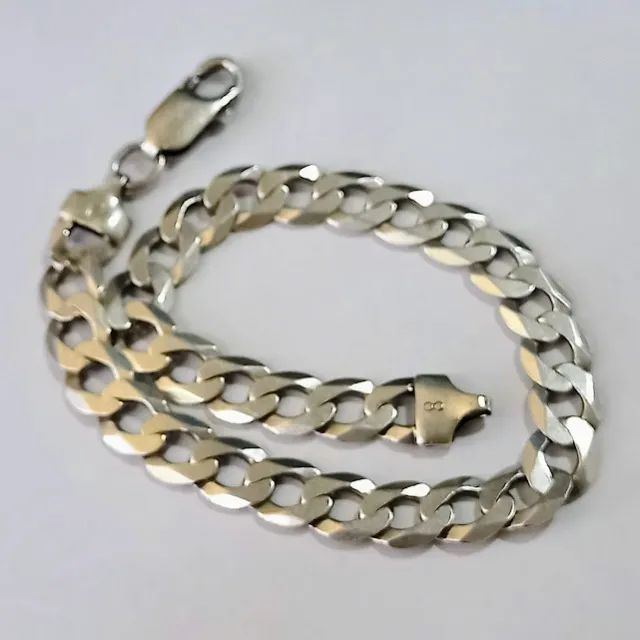 Pulseira de Prata Polida Elo Grumet - Foto 3