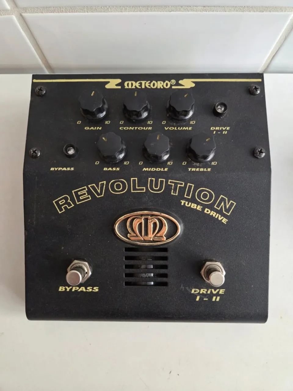 Pedal Meteoro Revolution Overdrive- Tube Drive ( Valvulado ) Preto