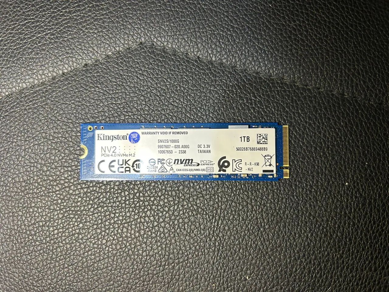 Kingston NV2 SSD 1TB M.2 NVMe (PCIe 4.0) – Formatted and Ready to Use64617795347971122