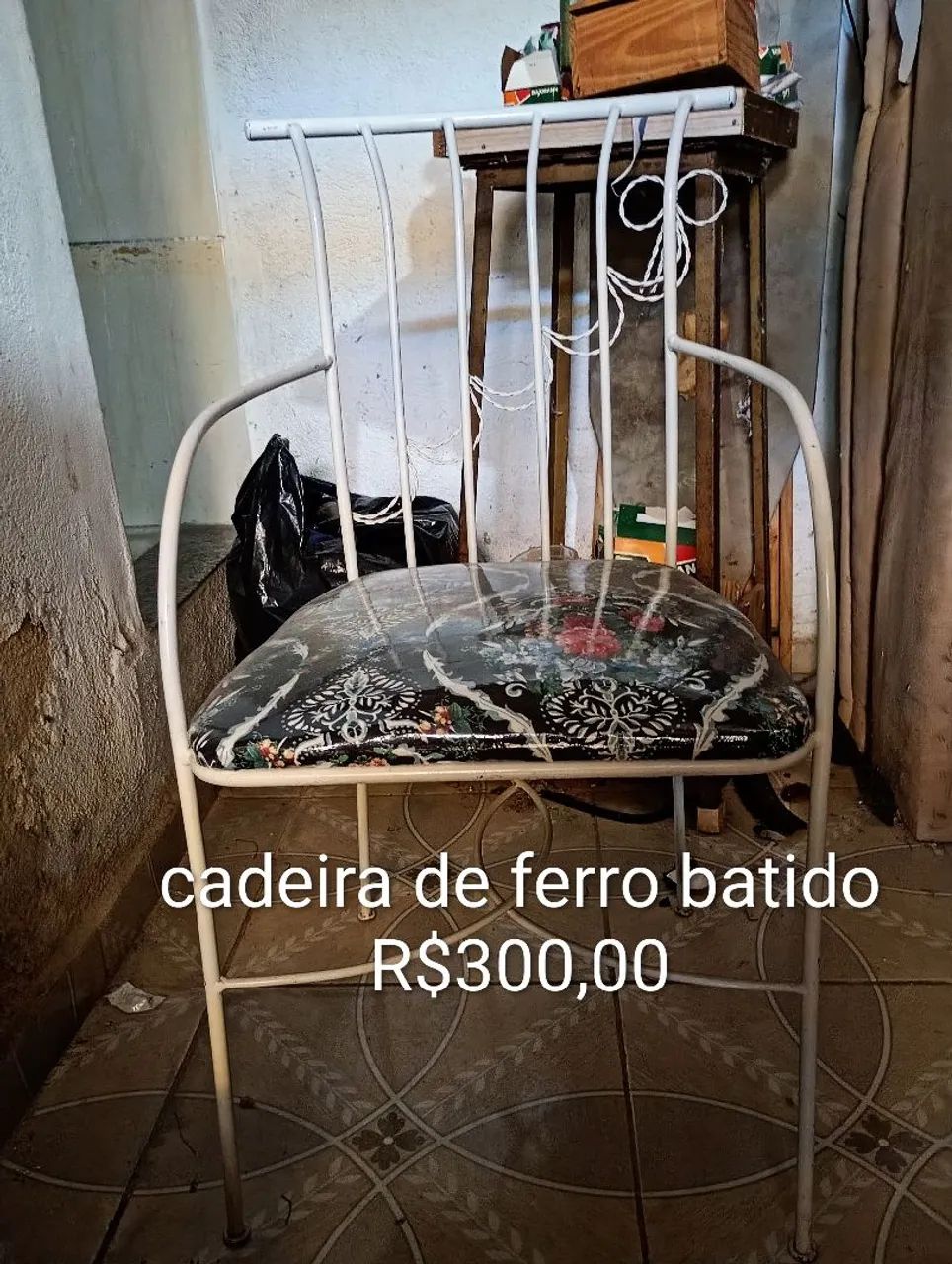 Cadeira de ferro batido - Foto 5